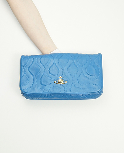 Squiggle Clutch Crossbody, front view